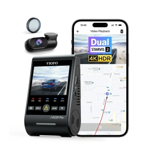 Pardakaamera Viofo A229 PRO DUO + Sigaretisüütaja toiteadapter